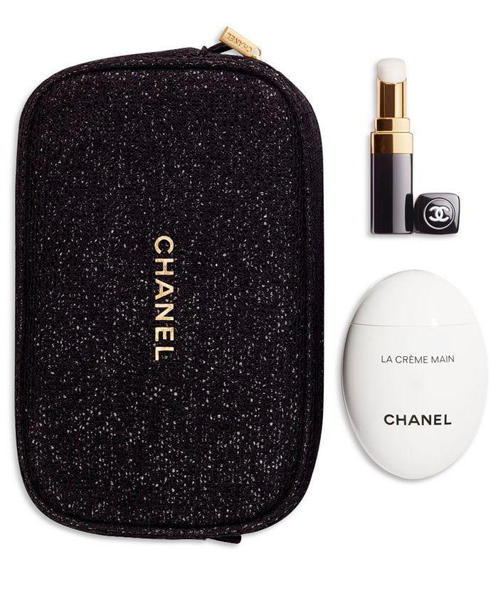 Chanel Holiday Set 2021 3-Pc. Moisture Must-Haves Hand & Lip Set