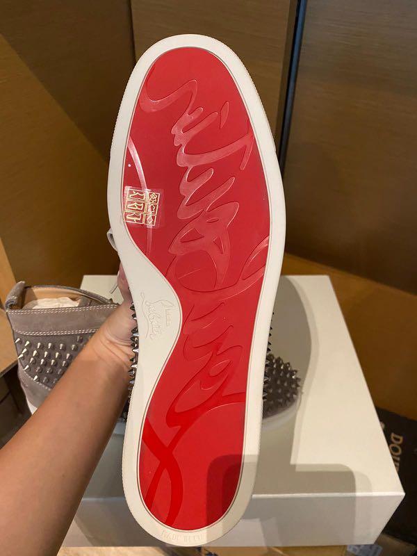 Louis vuitton red bottom sneakers shop