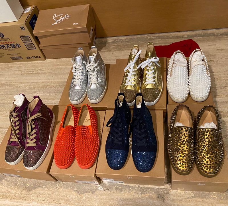 Louis vuitton christian louboutin shoes top