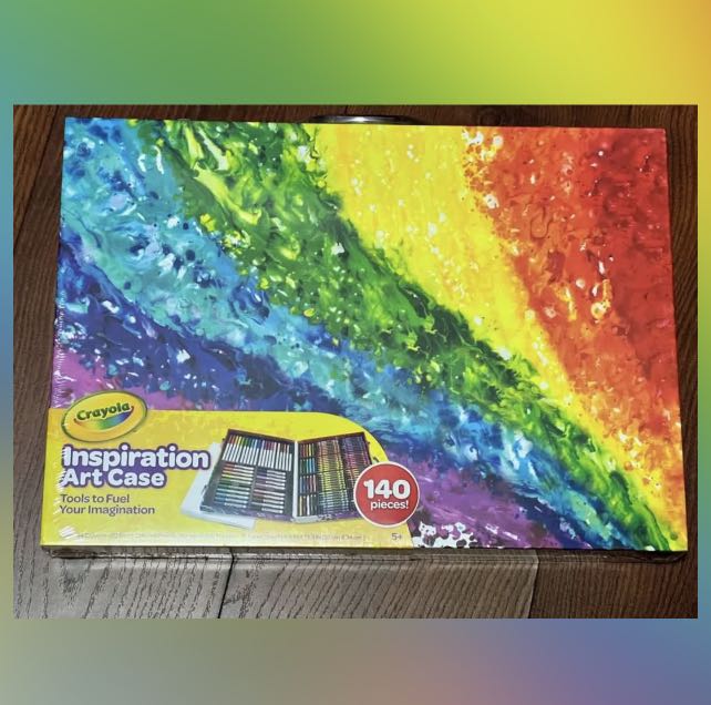 [Last Set] Crayola 140 pieces inspiration art case, colouring kit