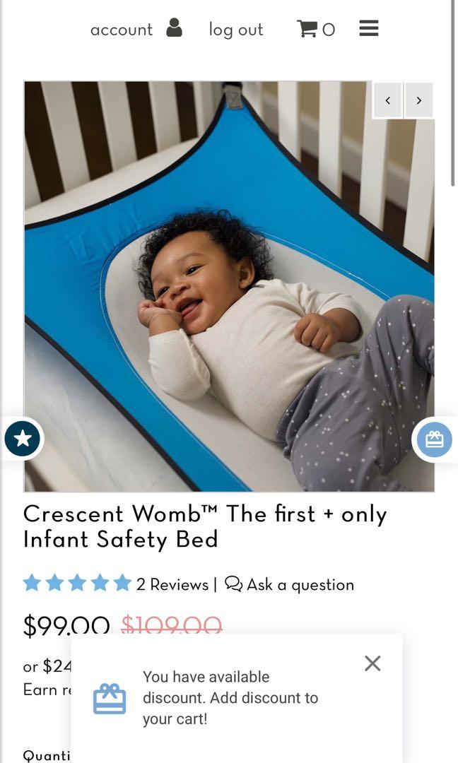 Crescent womb infant hot sale safety bed