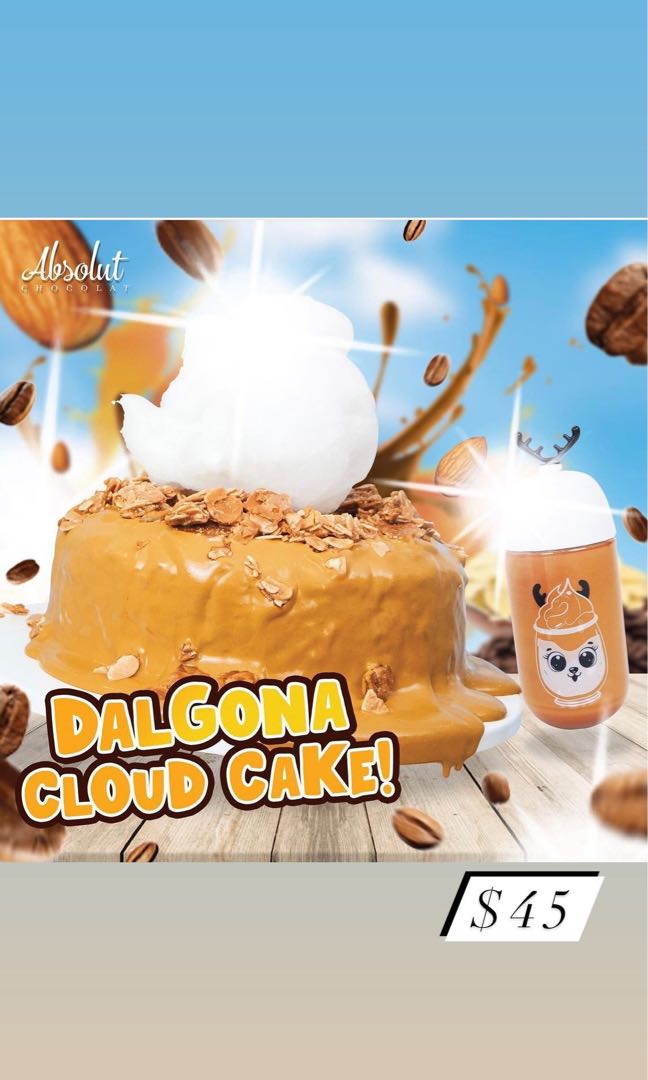 Dalgona Cloud Cake Absolut Chocolat Food Drinks Other Food Drinks On Carousell
