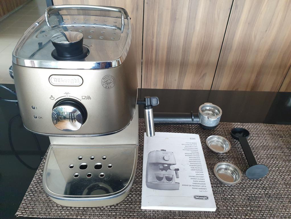De'Longhi Distinta ECI 341.BZ Pump Espresso Coffee Maker, TV & Home