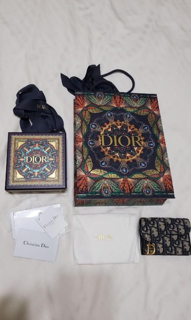 Dior Addict Flap Bag Blue Oblique (Strap Version), Luxury, Bags
