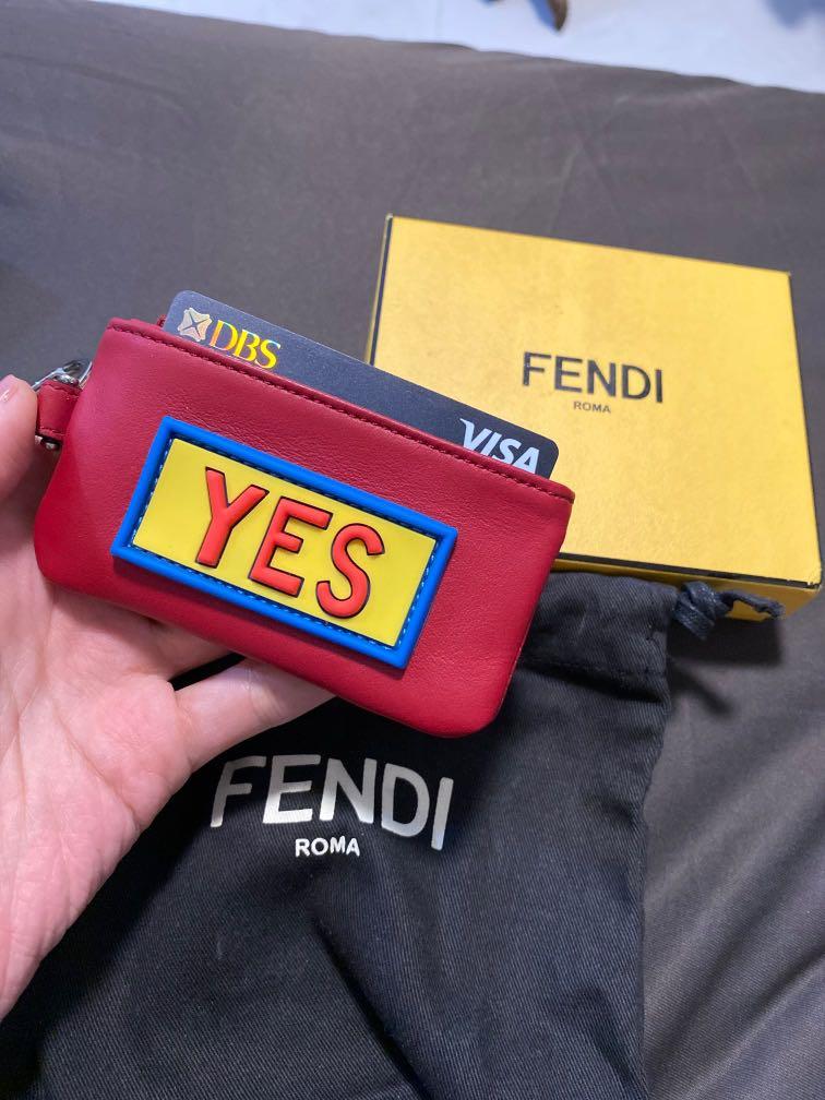 Fendi card holder keychain new arrivals