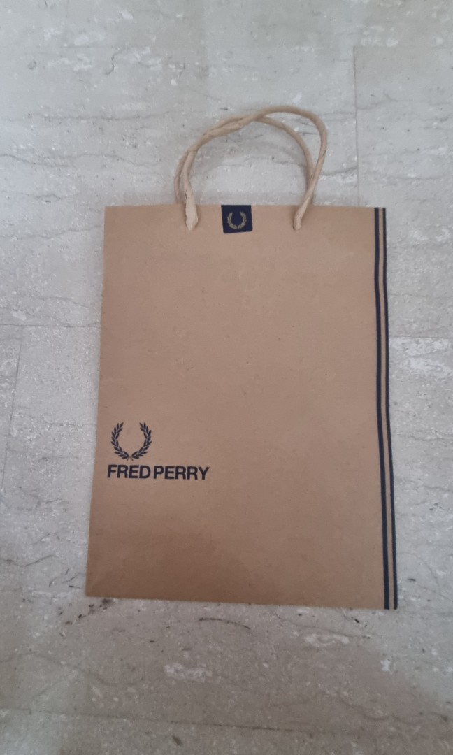 Fred perry paper bag top