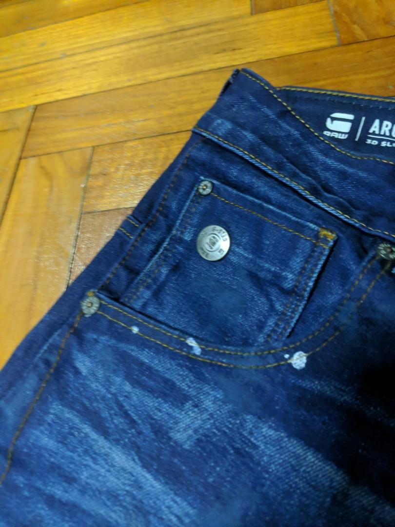 G Star Raw ARC 3D Slim Jeans Rare Restored Denim Series
