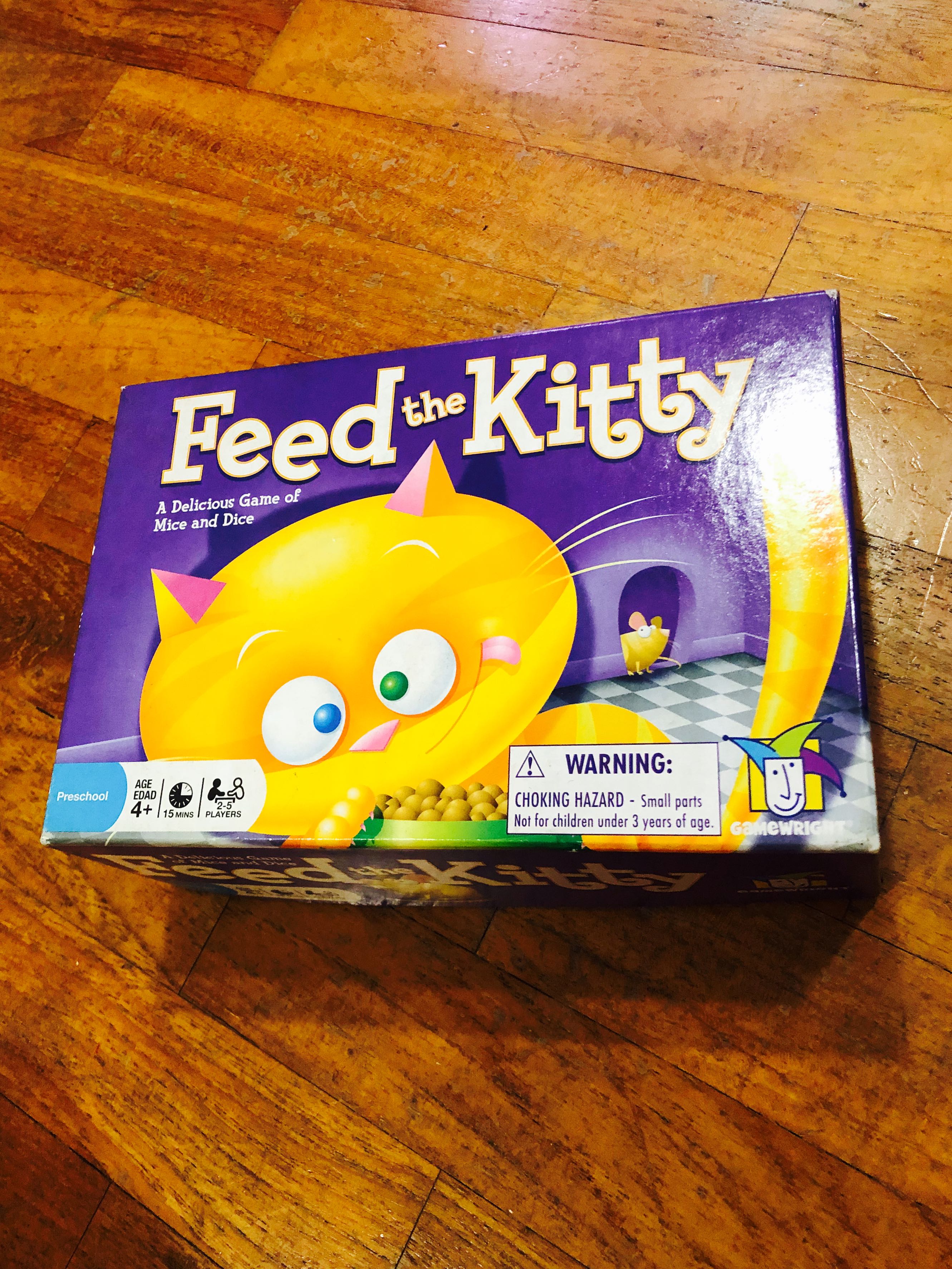 GAMEWRIGHT FEED THE KITTY A delicious game of Mice and Dice, Hobbies