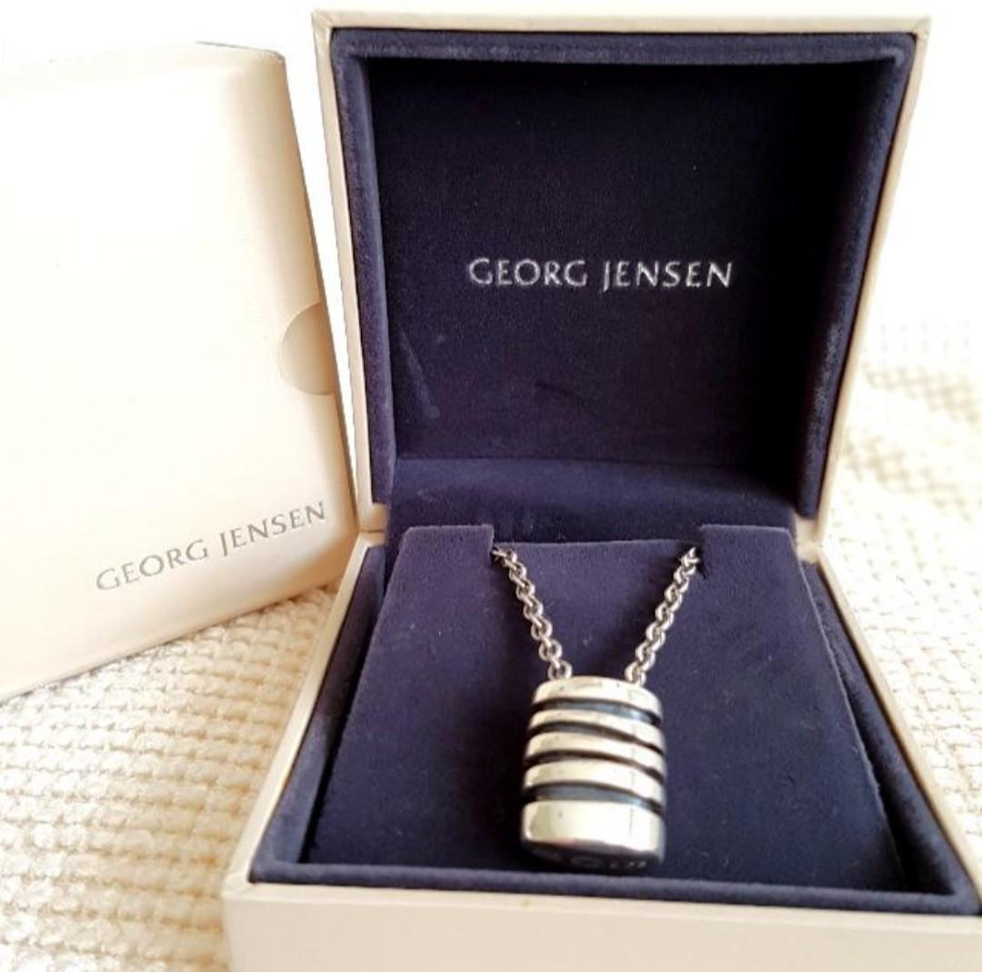 Georg Jensen silver necklace Luxury Accessories on Carousell