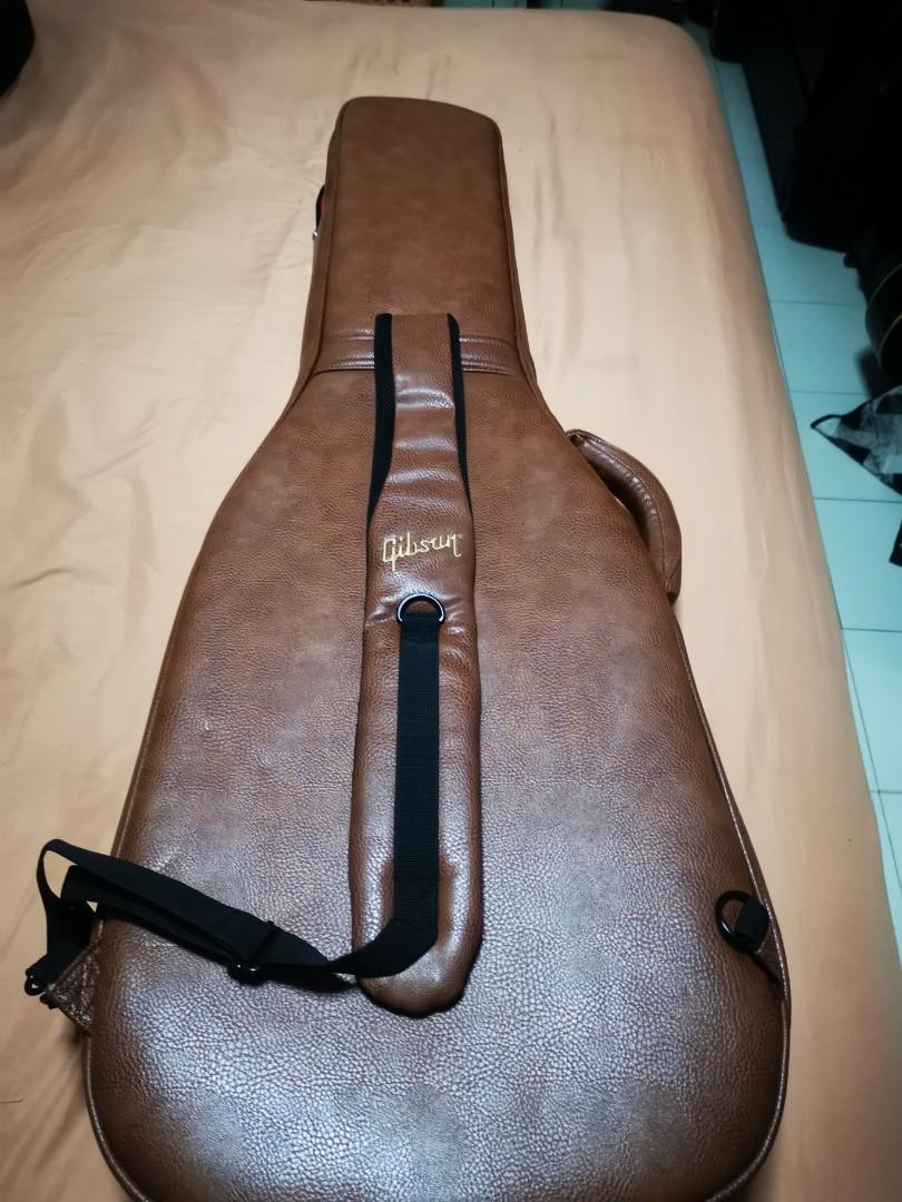 Gibson leather hotsell gig bag