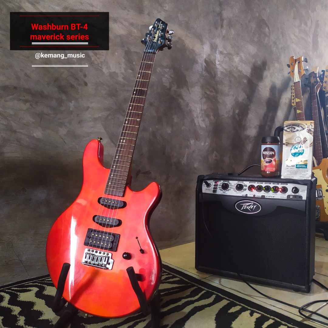 Gitar Listrik washburn maverick bt4 no squier fender samick sire bacchus