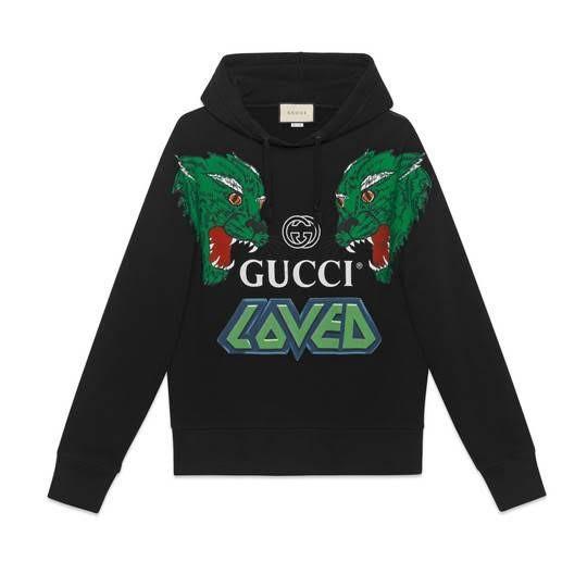 form hvidløg Indlejre Gucci Loved Tiger Hoodie (24x27 dimensions), Luxury, Apparel on Carousell