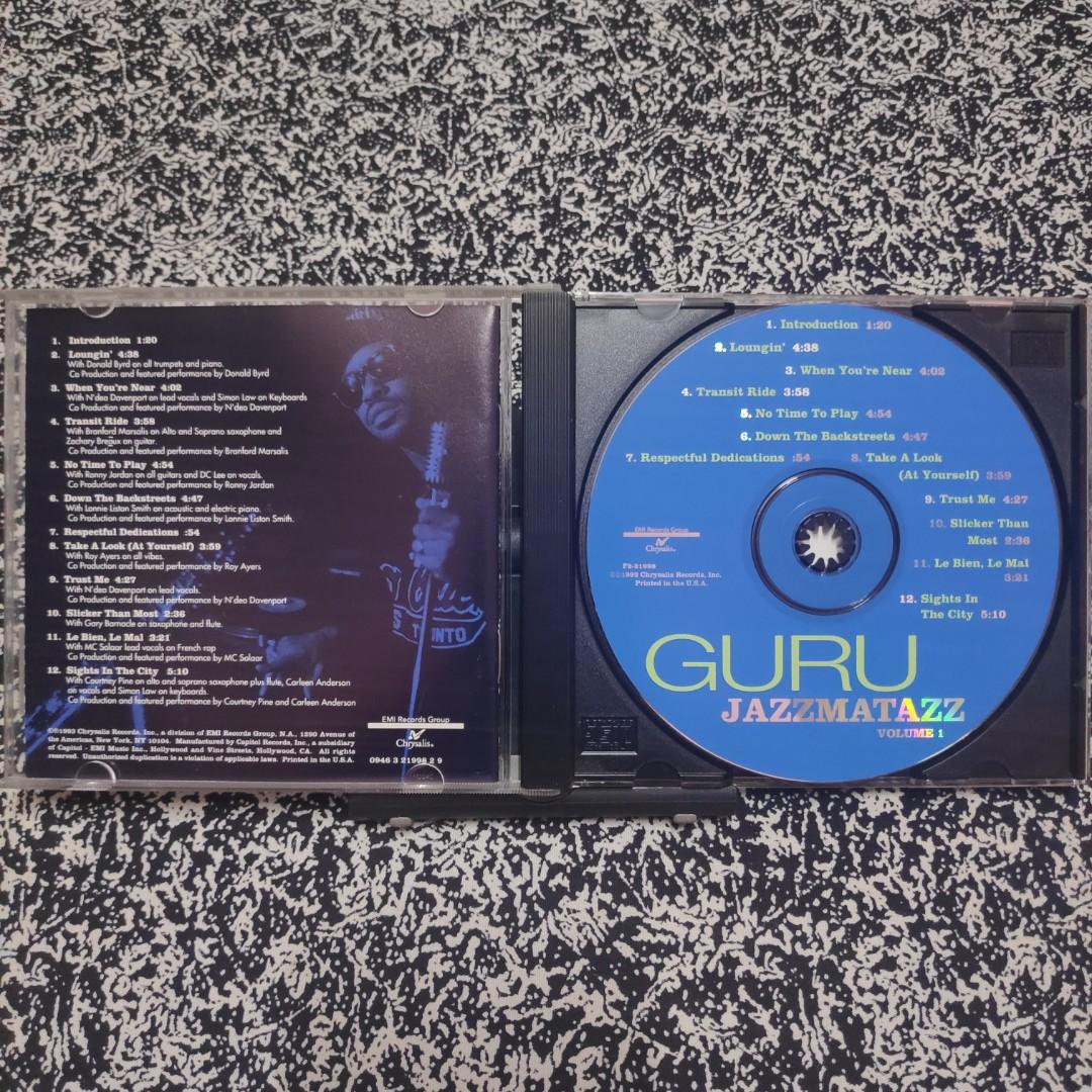 Guru's Jazzmatazz Vol. 1 CD, Hobbies & Toys, Music & Media, CDs & DVDs