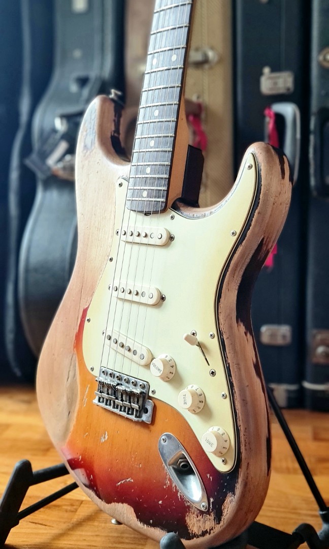 Fender stratocaster road worn 60 sunburst sales