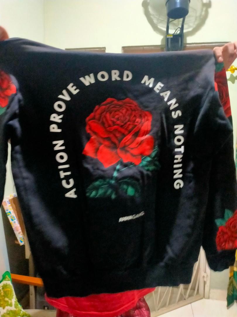 Ahha top hoodie rose