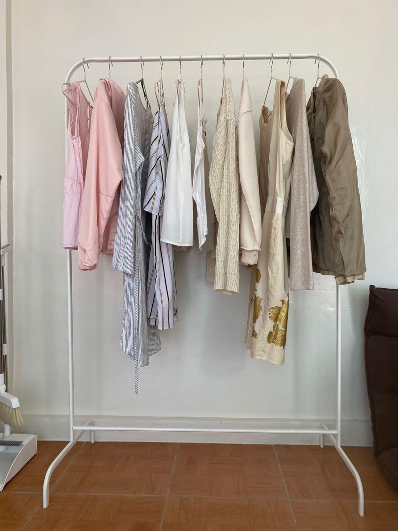 IKEA MULIG clothes rack, Furniture & Home Living, Furniture, Shelves