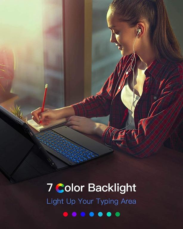 Inateck Keyboard Case for iPad 2021(9th Gen)/iPad 2020(8th Gen)/iPad 2019 (7th Gen) 10.2 Inch