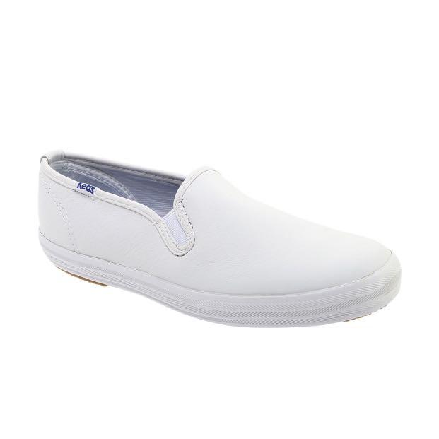 Keds Champion Leather Slip On 6.5W Women s Fashion Footwear