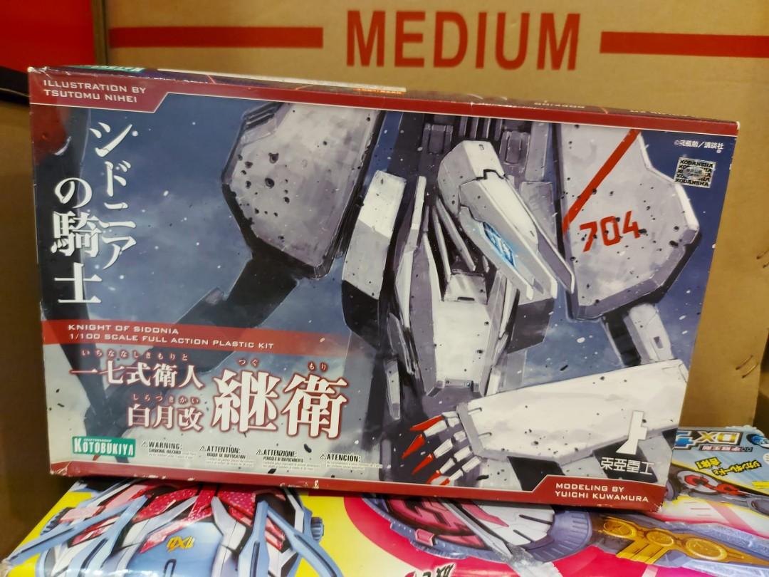 清貨 Kotobukiya 壽屋銀河騎士傳 1 100 一七式衛人白月改繼衛模型 興趣及遊戲 玩具 遊戲類 Carousell