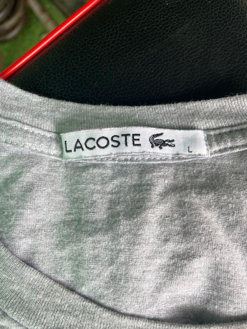 Lacoste Shirt (Category: Tshirts & Polo Shirts ) located in Paranaque City. Submitted by itemsforcheap (Listing ID 1123761148, Image 2). Description: Size L Fits medium- large body size Guaranteed authentic No issues. Just used. .