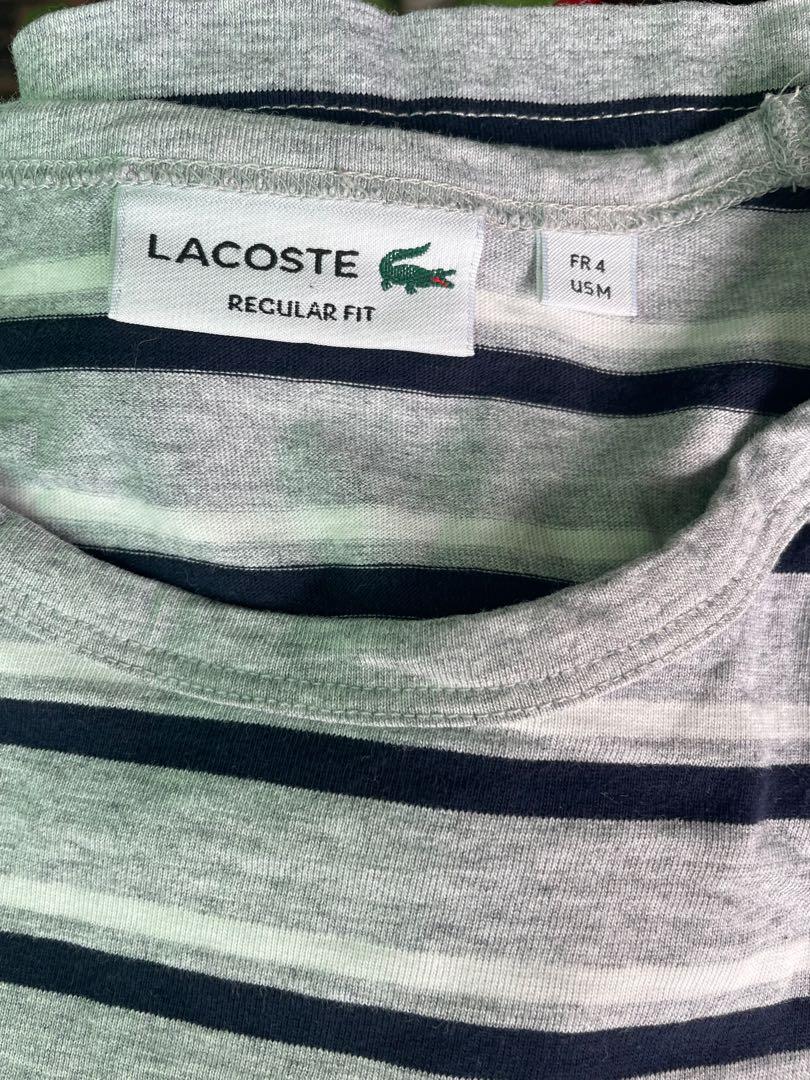 Lacoste Striped Tee (Category: Tshirts & Polo Shirts ) located in Paranaque City. Submitted by itemsforcheap (Listing ID 1123760970, Image 2). Description: Size M Fits small-medium body size Guaranteed authentic No issues at all. Like new. .
