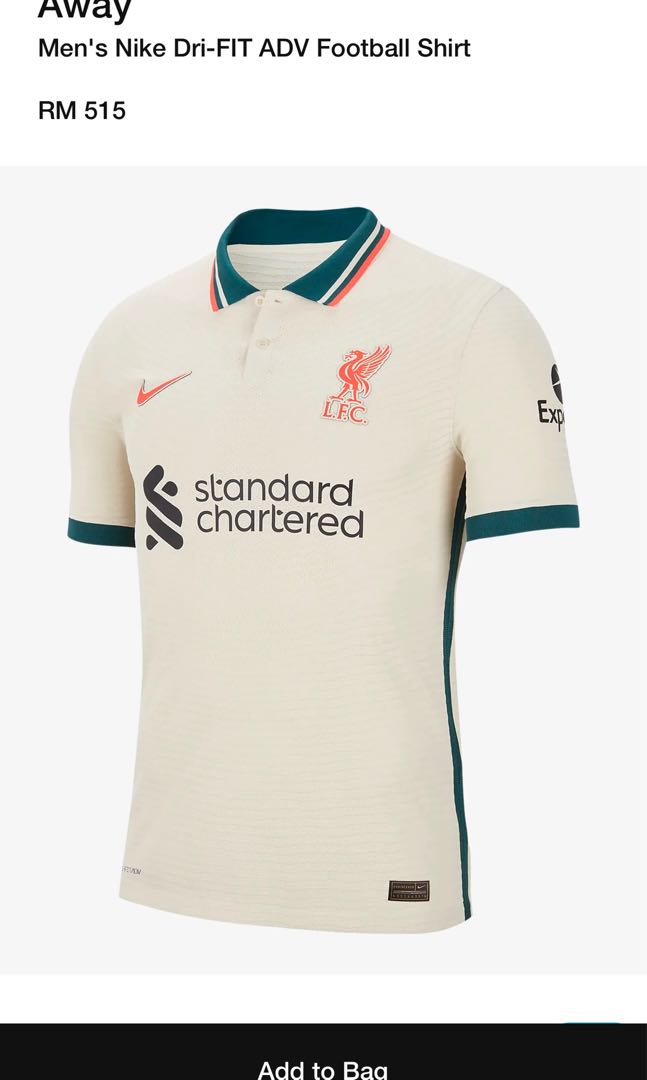 Baju away liverpool outlet
