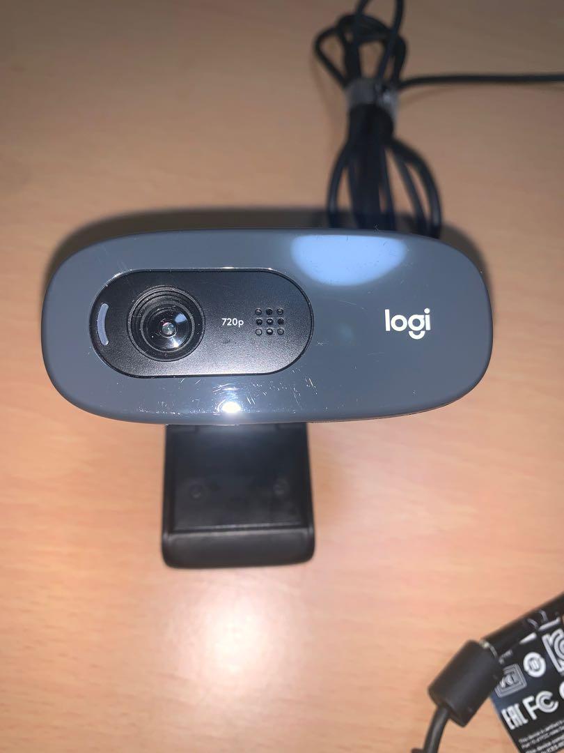 Logitech cam and Ring Light, Computers & Tech, Parts & Accessories