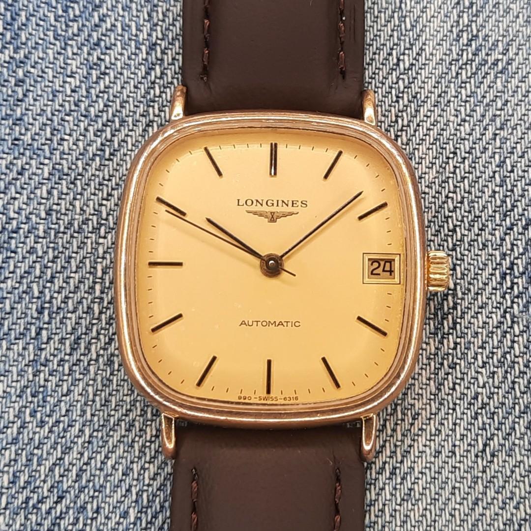 Longines Date Ref. 6316 1 990 Swiss Made Wristwatch, Men's Fashion, Watches  \u0026 Accessories, Watches on Carousell