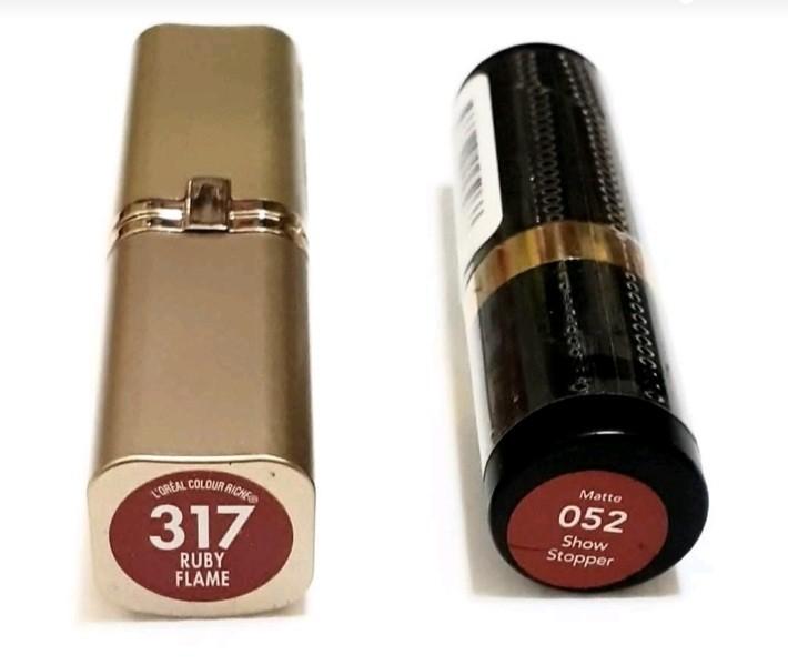 L Oreal And Revlon Lipsticks Made In The Us Health Beauty Makeup On Carousell