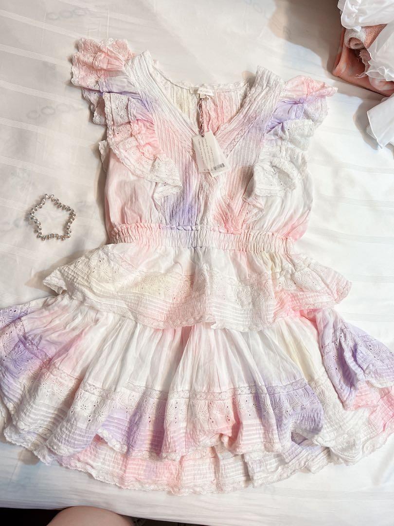 LoveShackFancy Gwen Rainbow Dress Women s Fashion Dresses Sets Dresses on Carousell