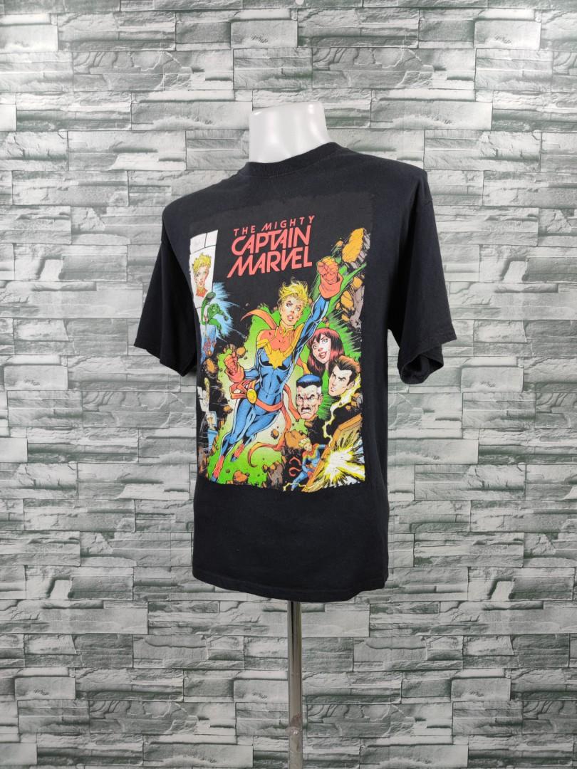 Captain Marvel Black Shirt 