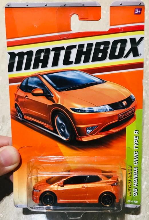 Matchbox Honda Civic Type R 08 Orange Tangerine Edition