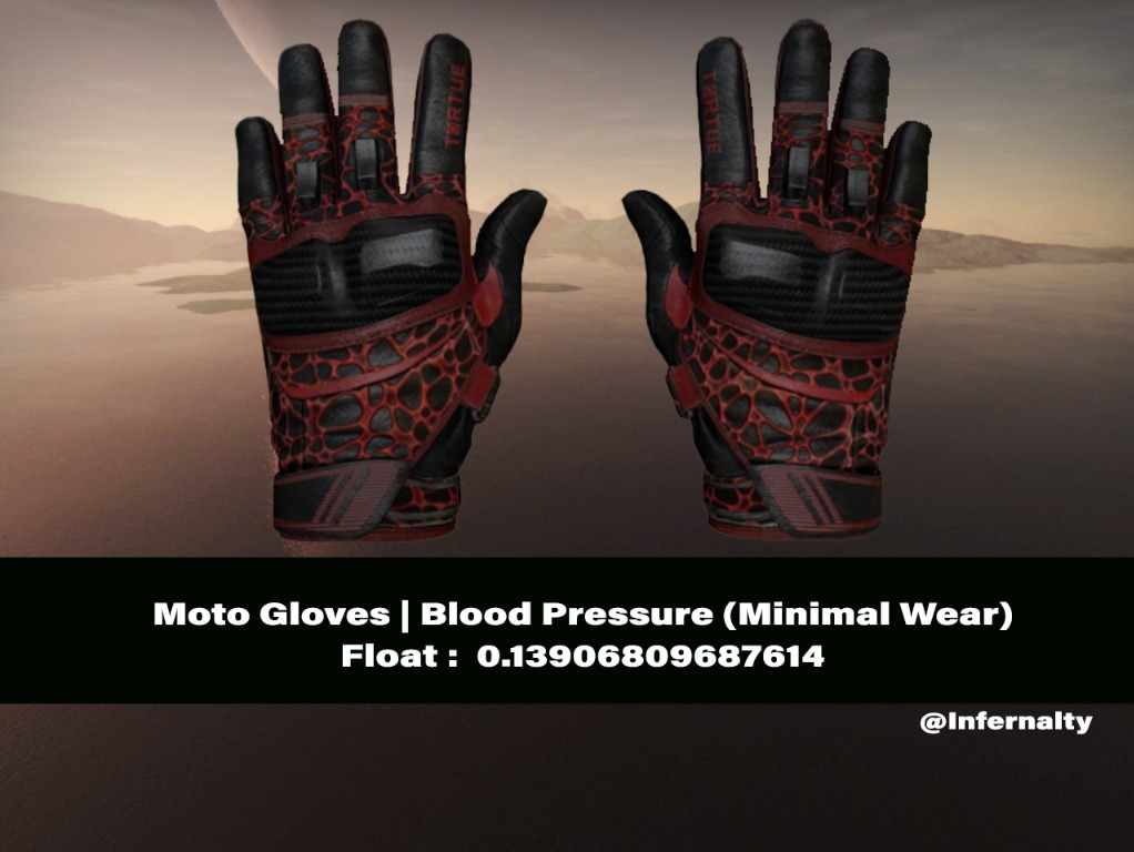 Moto Gloves Blood Pressure MW CSGO SKINS KNIVES, Video Gaming, Gaming