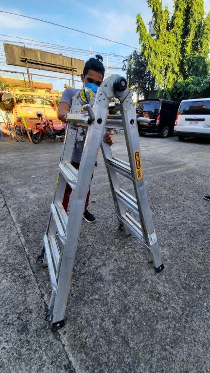 Multipurpose Industrial Ladder Gorilla MM15-I (Category: Ladders & Steps) located in San Pedro. Submitted by affordable_surplus.1 (Listing ID 1123760295, Image 1). Description: Multipurpose Industrial Ladder Gorilla MM15-I ₱8,500 Features Multi purpose ladder (4 configurations) * A frame * Extension * Uneven * A frame Trestle Height 1.2-2.1m A frame 17.5kg Aluminium 120kg capacity REMINDER!! - ALL ITEMS are from Australia. - Some items are SUPLUS
