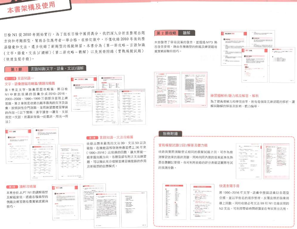 N1 日檢全攻略 言語知識 讀解 聽解只讀一本就合格日本語日語日文 興趣及遊戲 書本 文具 教科書 Carousell