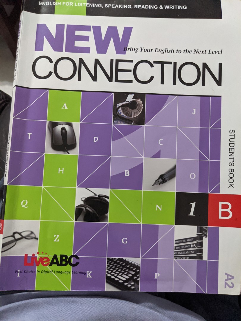 二手/大學英文課本New Connection Book 1 Student's Book 1B版+附CDROM, 書籍、休閒與玩具