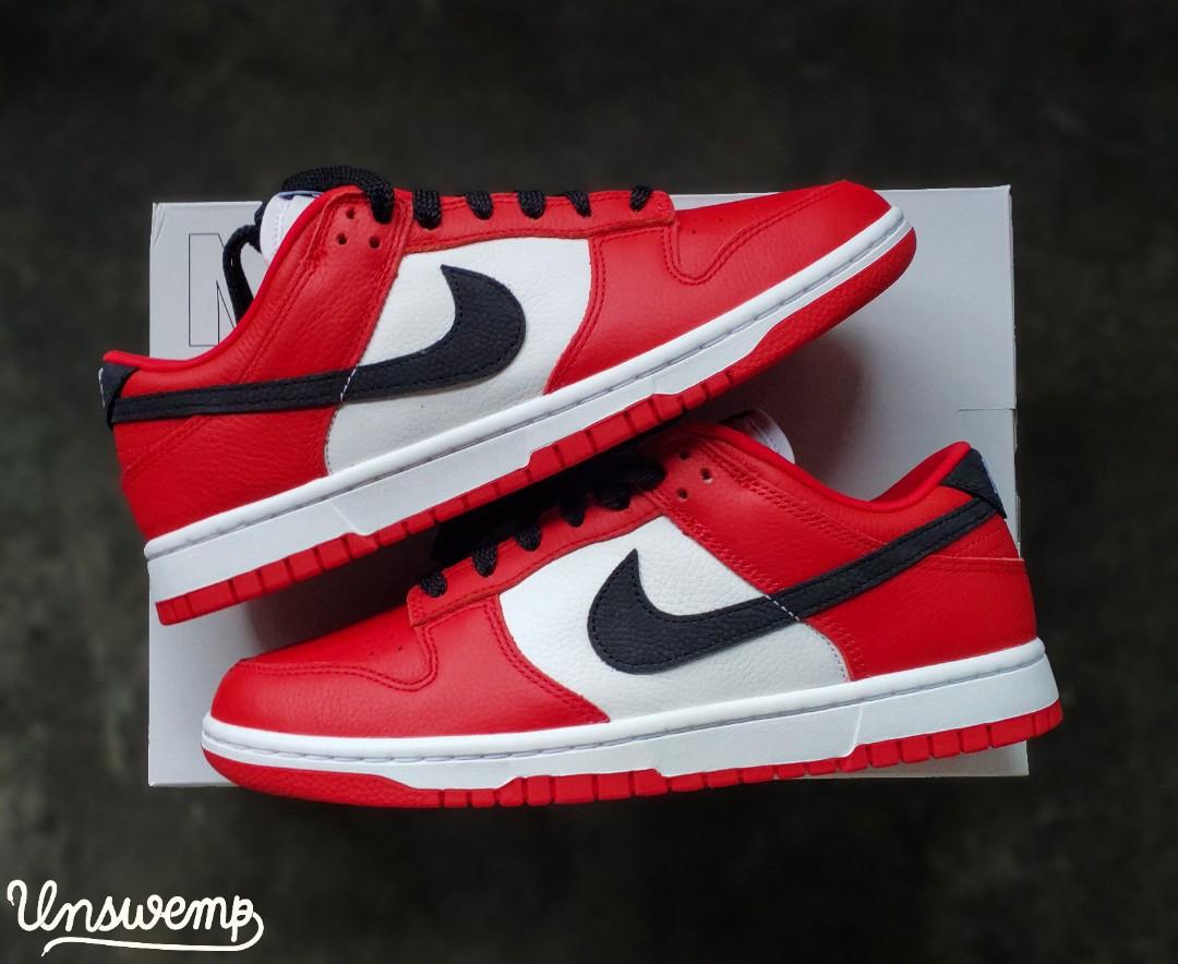 Nike Dunk Low By You 'Chicago Inspired', Men's Fashion, Footwear, Sneakers  on Carousell