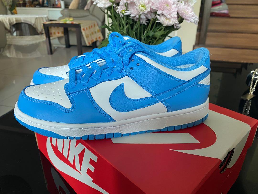 dunk low unc blue