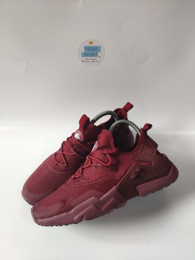Nike Huarache Drift Red Magma Fesyen Pria Sepatu Sneakers di Carousell