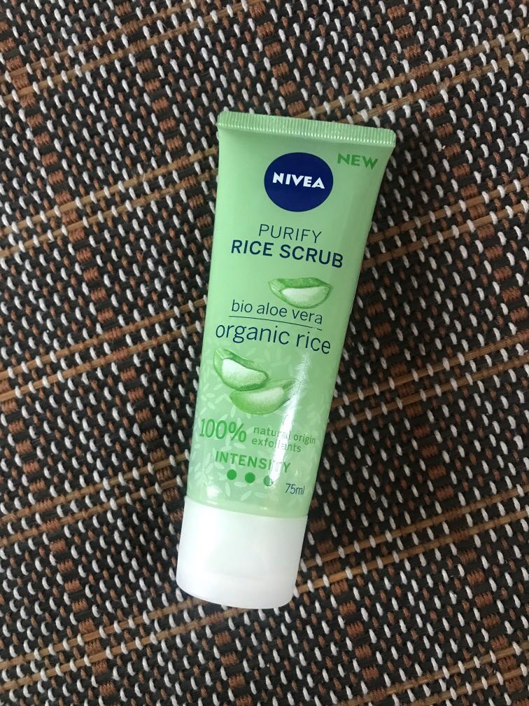 NIVEA Purify Rice Scrub Aloe Vera (95 available), Beauty & Personal