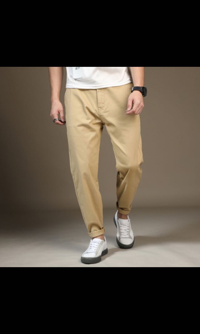 Men Korean Streetwear Cargo Pants Mens Pockets Black Harem Pants Male  Fashions Casual Cropped Pants Spring Joggers | Fruugo SE