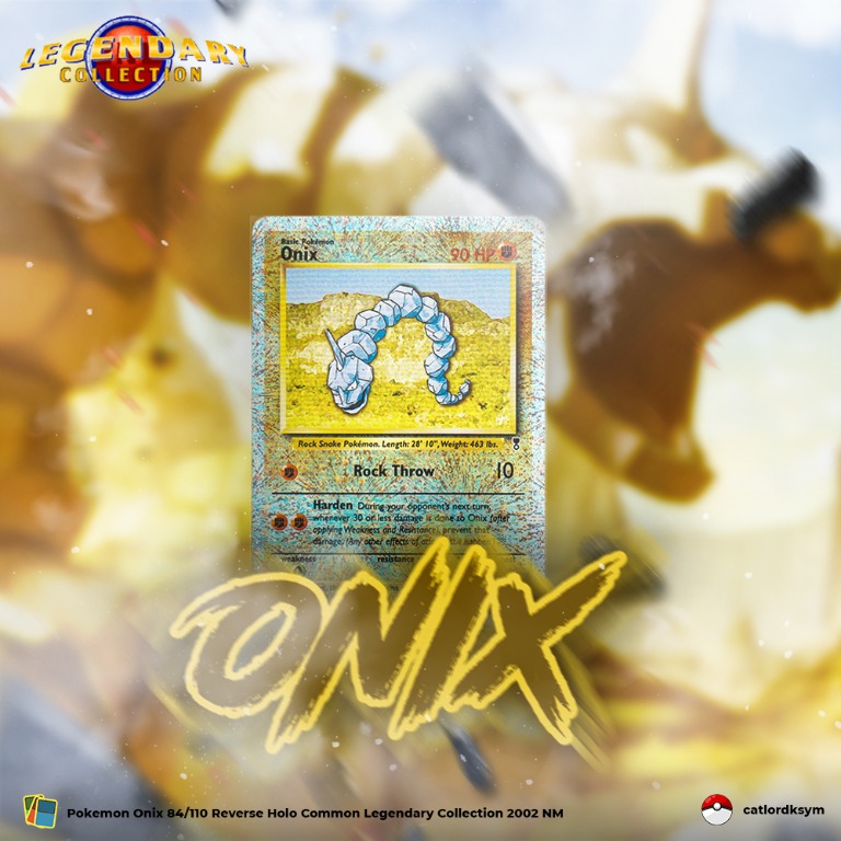  Pokemon - Onix (84) - Legendary Collection : Toys & Games