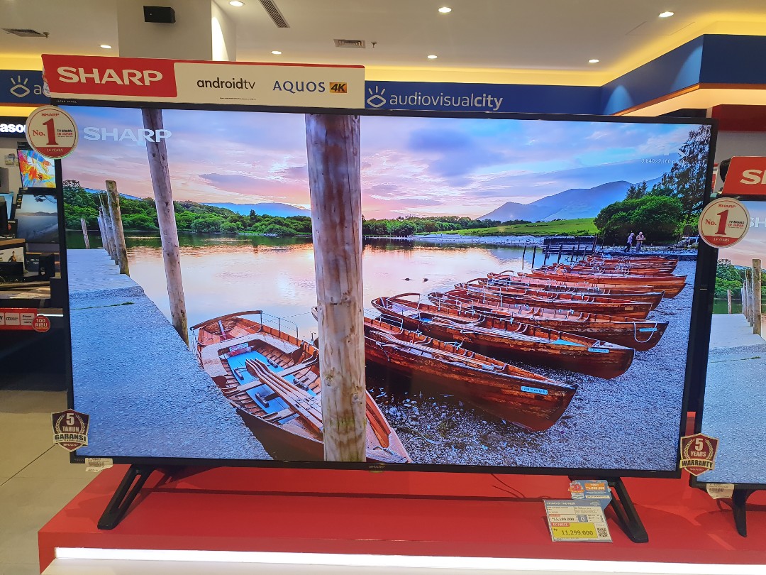 Promo Cicilan Led Tv Sharp 60" UHD 4K Dp Mulai 0% & Potongan Biaya