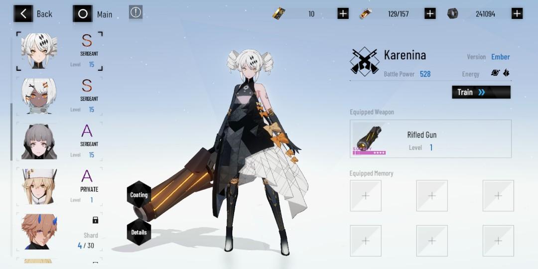 Punishing Gray Raven SS Bianca Veritas + Tonitrus with 2 resonance, Video Gaming, Video Games