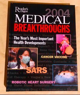 Reader’s Digest Medical Breakthroughs (hard cover)