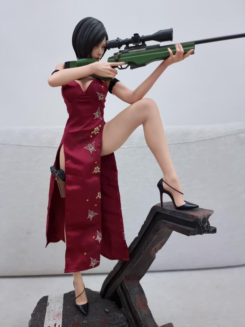 GREEN LEAF Resident Evil Ada Wong Sexy 1/4 Resin Statue GLS006 Model Cast  Off