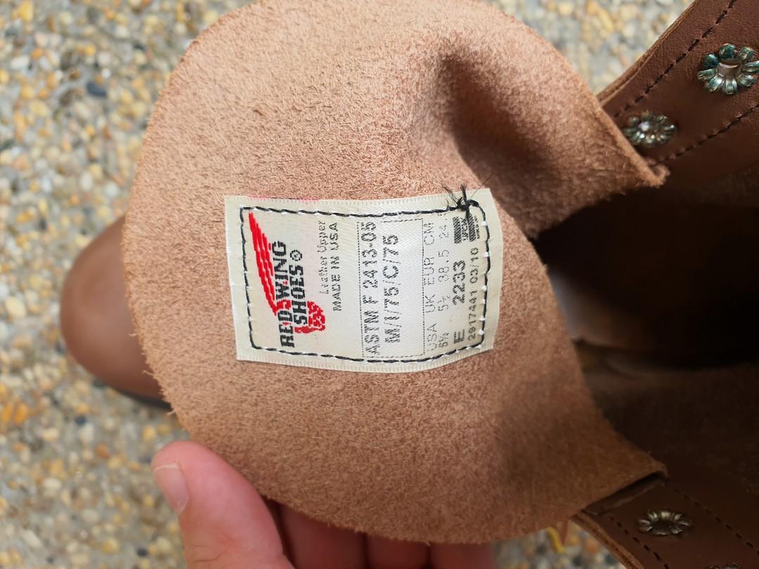Red wing boots 245 discount