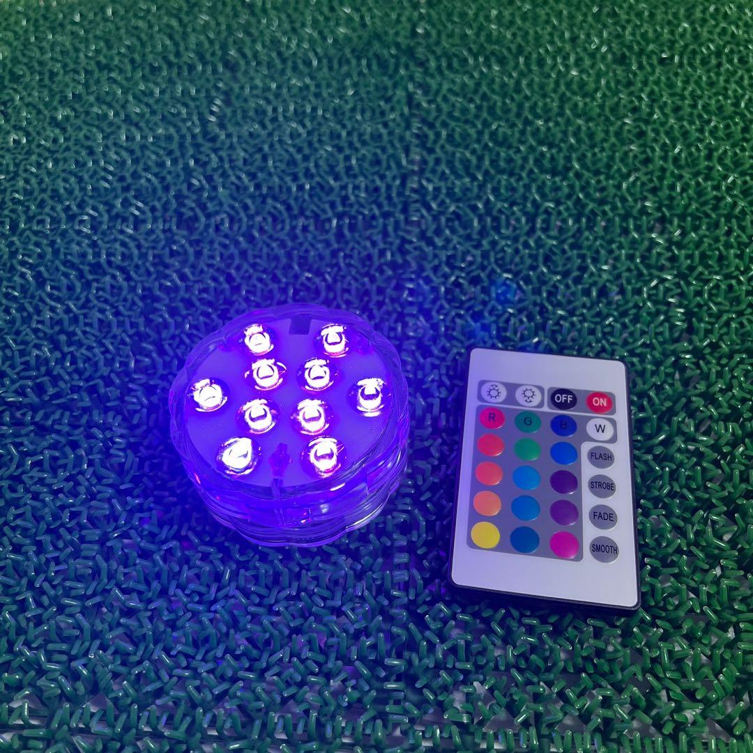 Remote Controlled Submersible LED Light, Furniture & Home Living