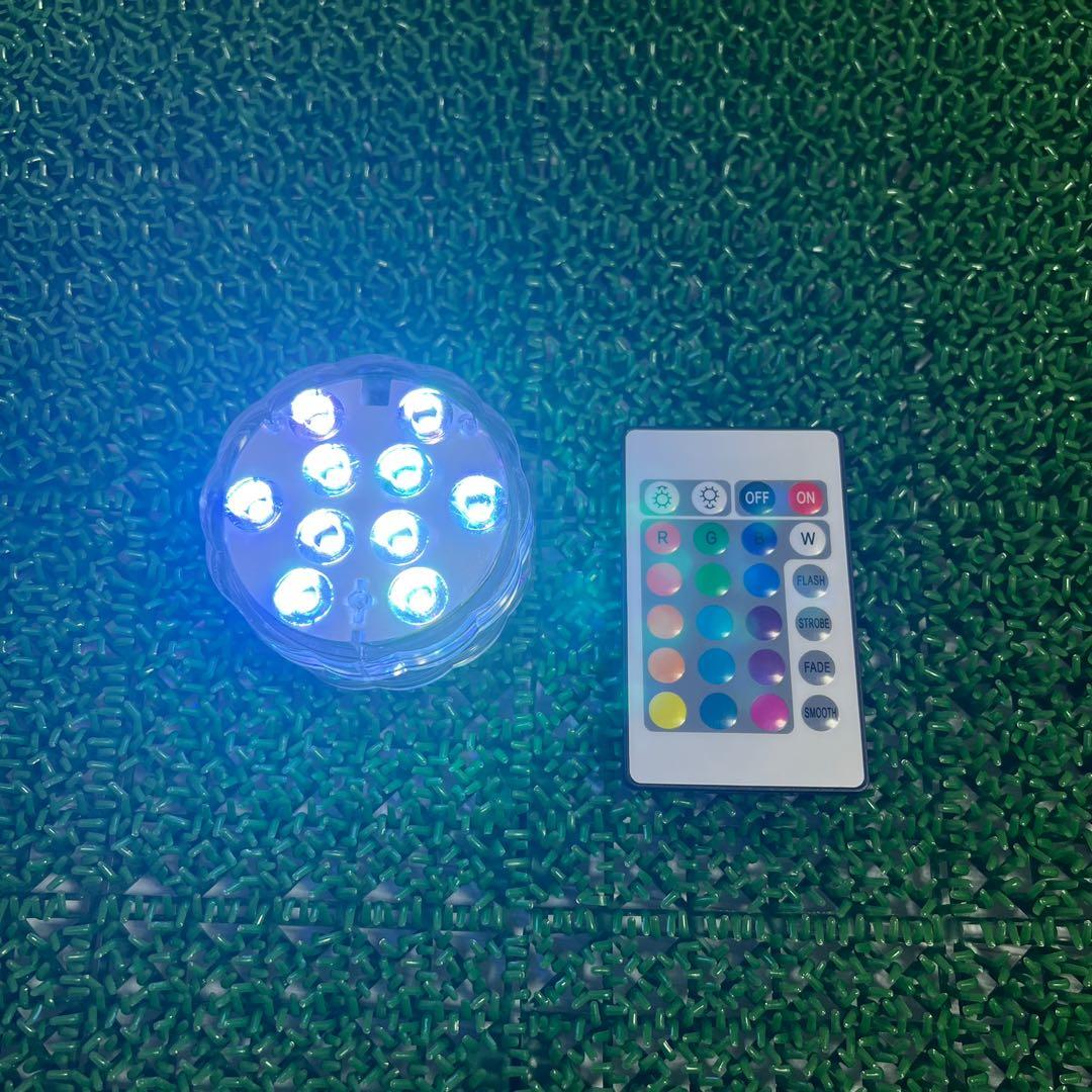Remote Controlled Submersible LED Light, Furniture & Home Living