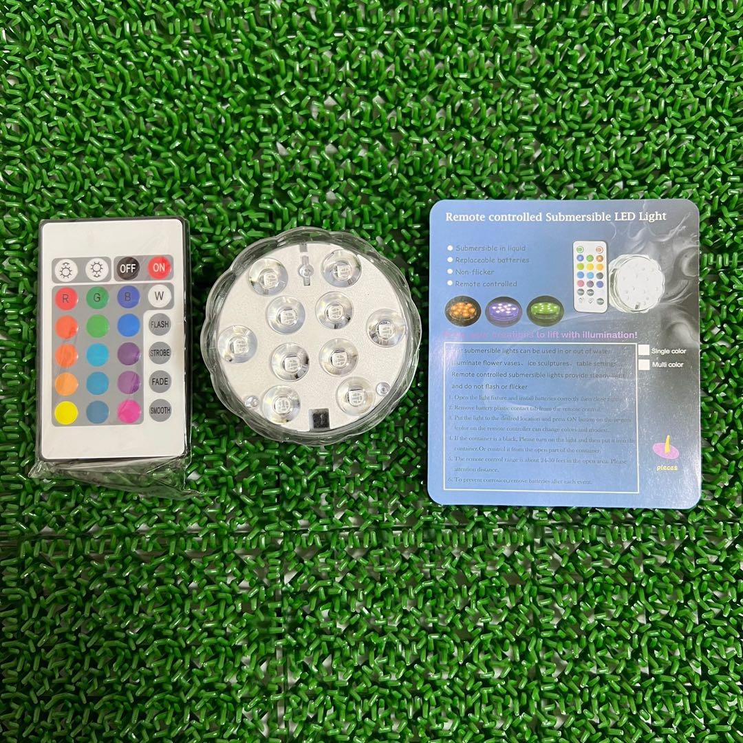 Remote Controlled Submersible LED Light, Furniture & Home Living